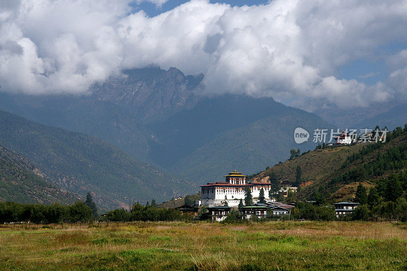 Dzong fortresms -monastery, Paro，不丹